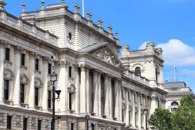 Exterior of HMRC building in London
